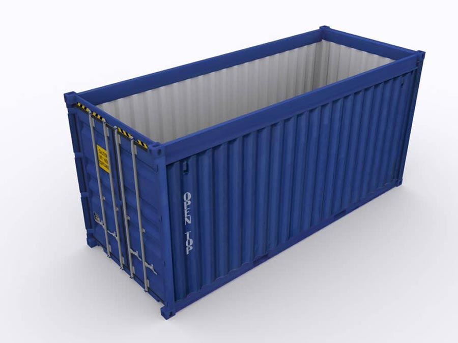 Kokie yra „Open Top Container“ taikymo scenarijai?