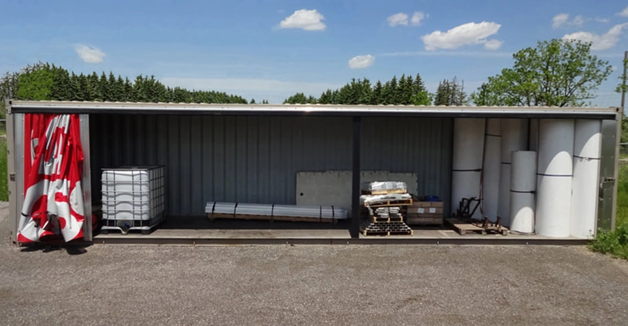 Curtain Side Intermodal Container